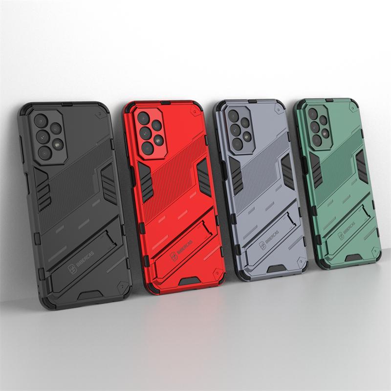 Чехол для Samsung Galaxy A23, прочный противоударный бронированный чехол для телефона Samsung A23 A 23 SM-A235F, задняя крышка с магнитной подставкой и держателем