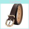 Stylish Womens Faux Leather Waist Belt With Alloy Closure For Work And Leisure Use