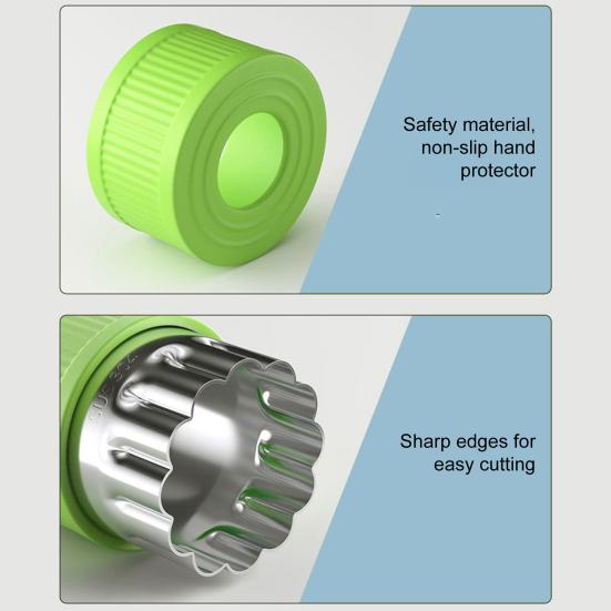 12Pcs Fruit Vegetable Cutter Shapes Set Mini Cookie Cutters Fruit Cookie Pastry Stamps Mold Reusable Food Shape Cutter Kit Kitchen Helper