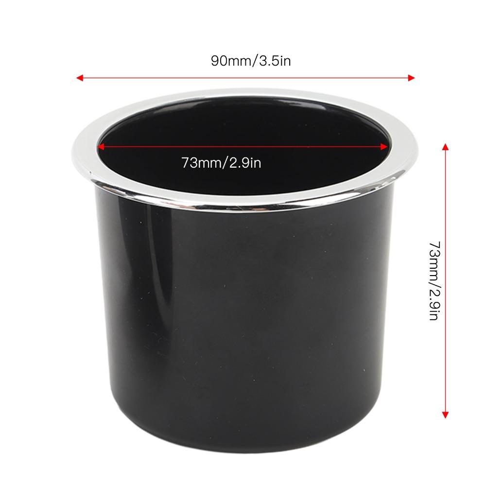 2 Pcs with Silver-plated Edges Drink Holder 73mm Can Holder Easy Installation Cup Holder  Boat