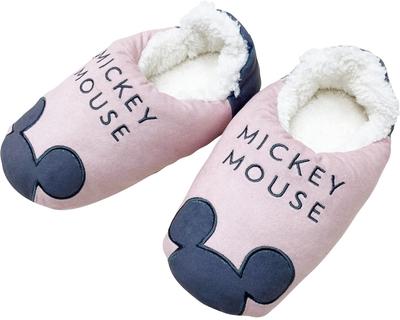 MORIPiLO Диснеевские тапочки Мышь Пушистые Размер Плюшевые Милые Корейские Дисней Моришита Макура (Микки Кньяк) 23.0-25.0см, Унисекс, Игрушка, Подарок, Розовый, Персонаж,