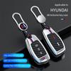 Zinc Alloy Car Key Case Cover Remote Case Shell Fob For Hyundai Sonata 2015 Santa Fe 2013 GLS Car Keychain Interior Accessories