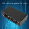 High Stability 48V Phantom Power Supply With XLR Cable 2 Channel  For Condenser Microphone