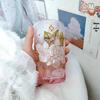 Хрустальный стакан для воды с ручной росписью 'Тюльпан'