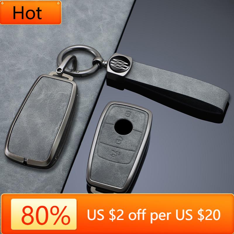 Interior Mouldings Car Remote Key Case Cover Shell Fob For Mercedes Benz A C E S G Class GLC CLE CLA GLB GLS W177 W205 W213 W222