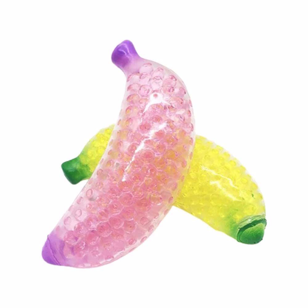 Toys Scented Bead Squeeze Toys Stress Reliever Mini Ball Toy Simulation Fruit Banana Sensory Toy