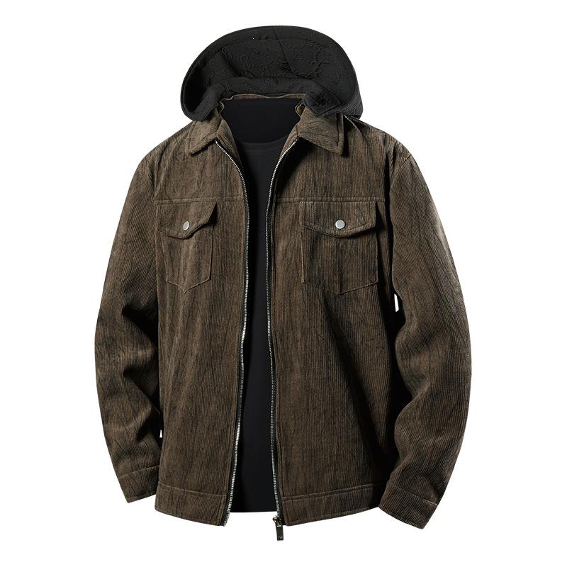 2026 Men's Trendy Loose-Fit Spring/Autumn Jacket - Breathable & Comfortable