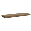 Bench Cushion SOEST 100percent Polyester Taupe 150 X 50 X 8 Cm