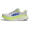 HOKA Bondi 8 2E Wide Stardust Lettuce Men Sneakers Grey 1127953-STTC