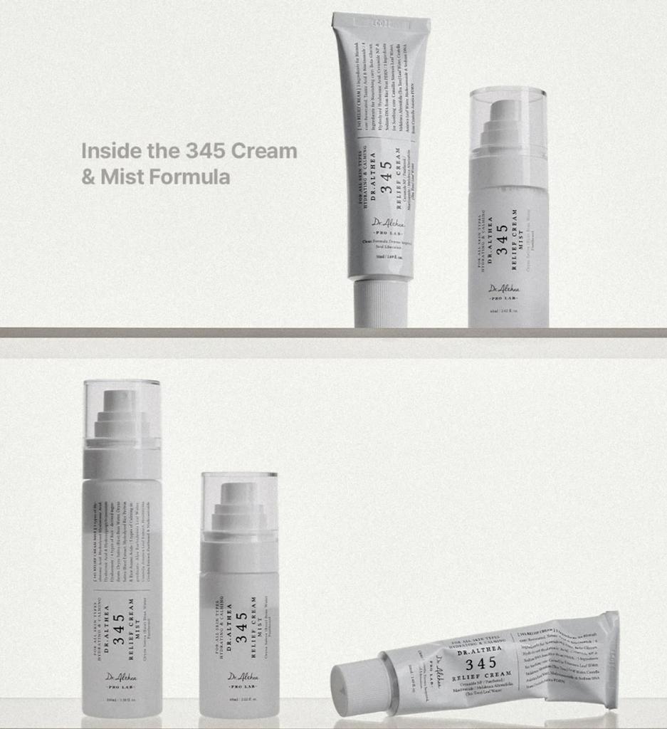 Оригинальный Dr.Althea 345 Relief Cream Mist 147 Антиоксидантный Отбеливающий Крем Увлажняющий Интенсивное Восстановление Оригинальная Эссенция Mist