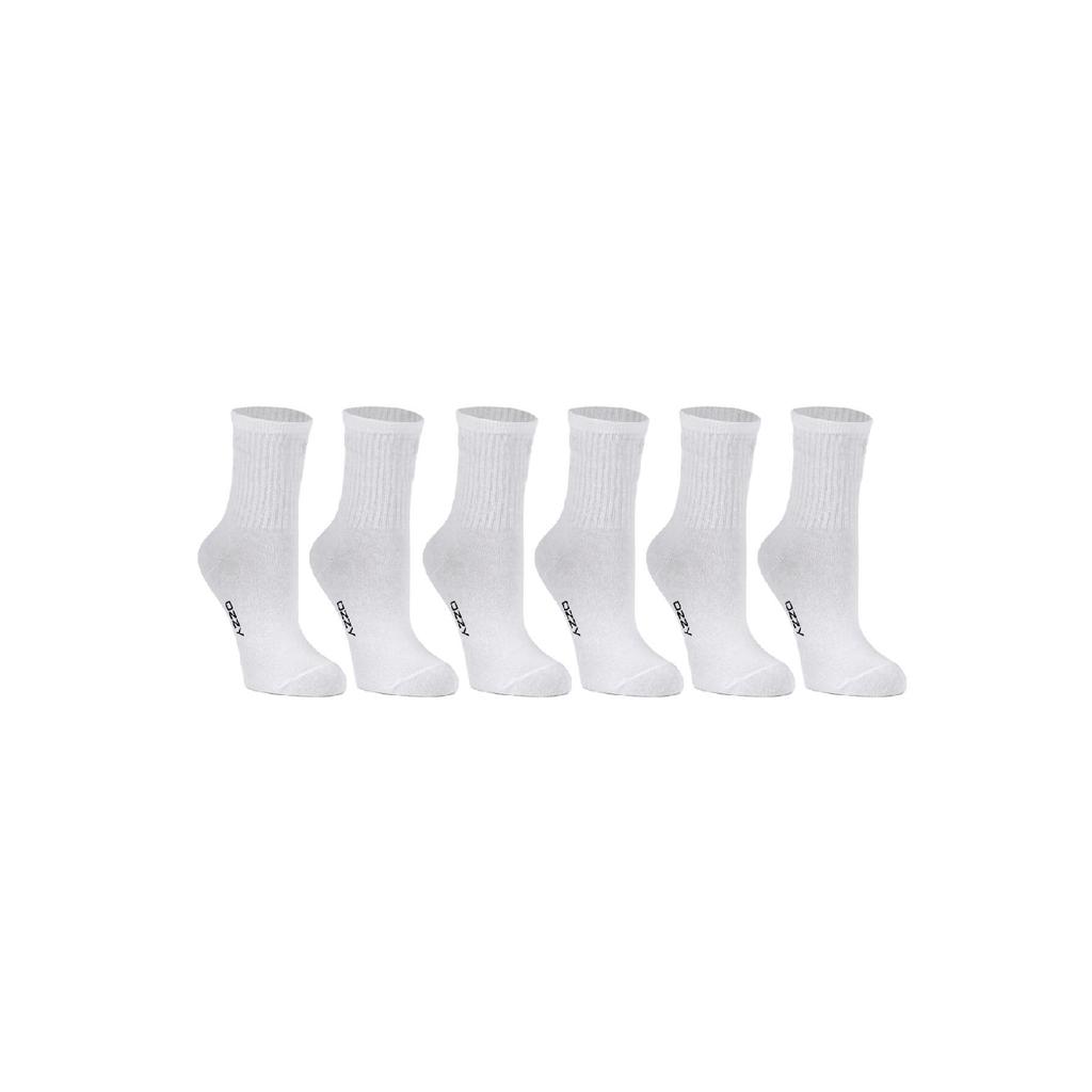 Женские теннисные носки для колледжа из 6 пар разноцветных полосатых носков