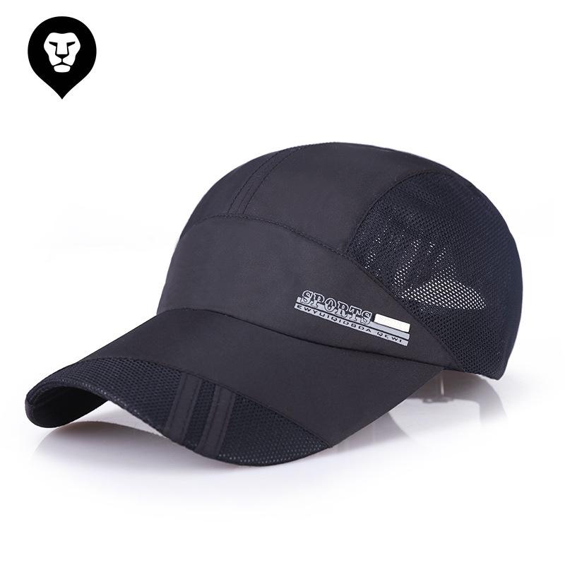 2022 новая весенне-летняя повседневная кепка из тонкого материала, спортивная, быстросохнущая, сетчатая, солнцезащитная мужская бейсболка, в наличии