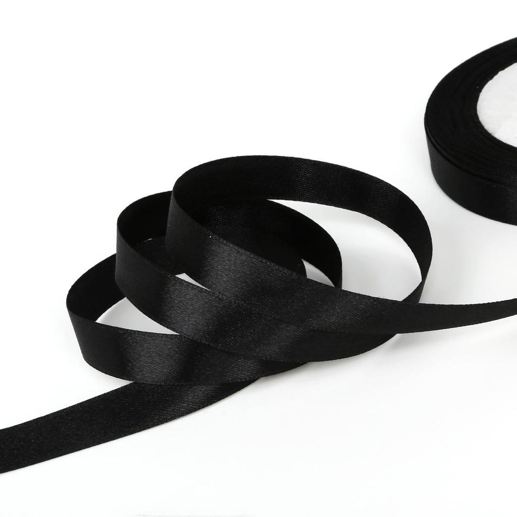 25Yard Satin Ribbons for Wedding Birthday Party Gift Wrapping Christmas Halloween Festival Supplies DIY Crafts Ribbon