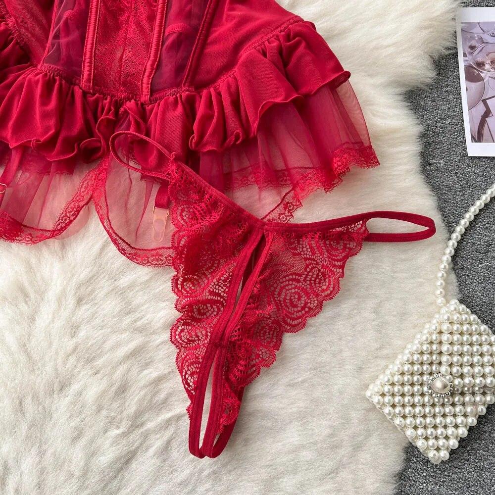 Кружевное сексуальное нижнее белье, женские прозрачные бюстгальтеры без бретелек, короткие костюмы, модные короткие летние бюстгальтеры в стиле ретро