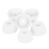 3 Pairs Ear Tips Soft Silicone S M L Size Replacement Earbuds Cover for Galaxy Buds 2 SM R177 White