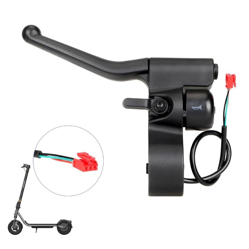 6Lite Scooter Brakes Lever Brakes Handle Grip Brakes Systems With Bells For Safe And Smooth Riding On Park And Street