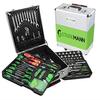 STARKMANN Greenline Ensemble D'outils Haut De Gamme Dans Une Valise Trolley Verrouillable 399 Pièces Clés À Douilles