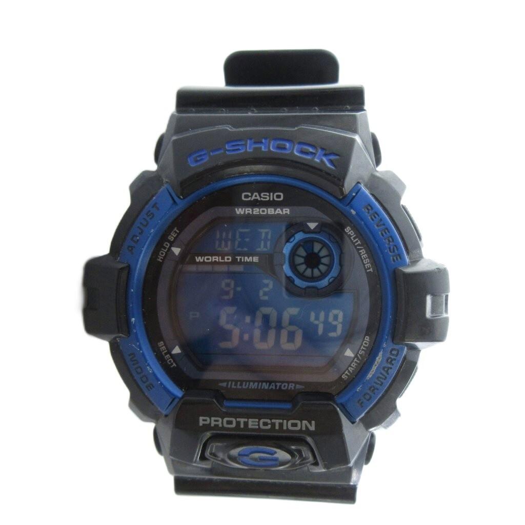 Casio Кварцевые цифровые часы G-SHOCK G-8900A с календарем, черные, мужские GY18 /MQ
