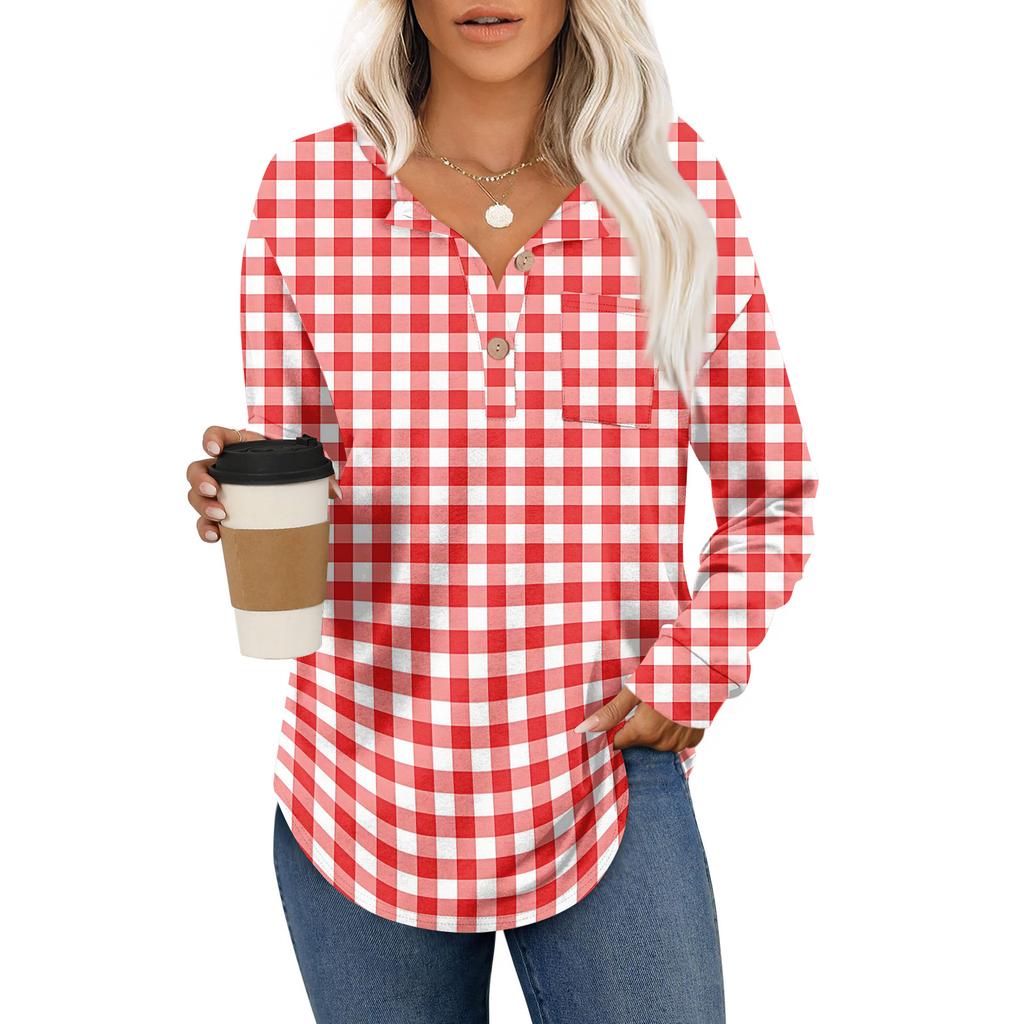 Женский модный топ с длинными рукавами в стиле ретро с принтом