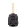 Car Key Case, 1 Car Key Case, Peugeot 307 Key-Qiilu Key Shell, 2 Buttons