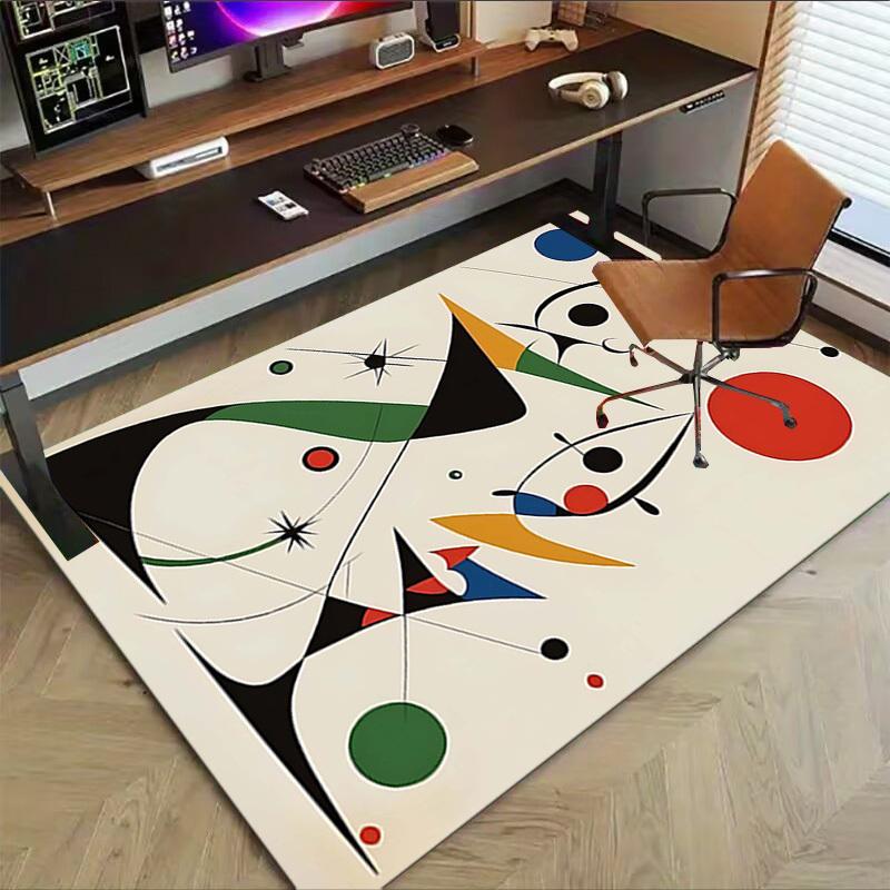 1PC Abstract Art Extra Large Non Slip Floor carpet, Office, family, bedroom, Studio   Large Area Rug Indoor Rugs, , Vibrant Colors