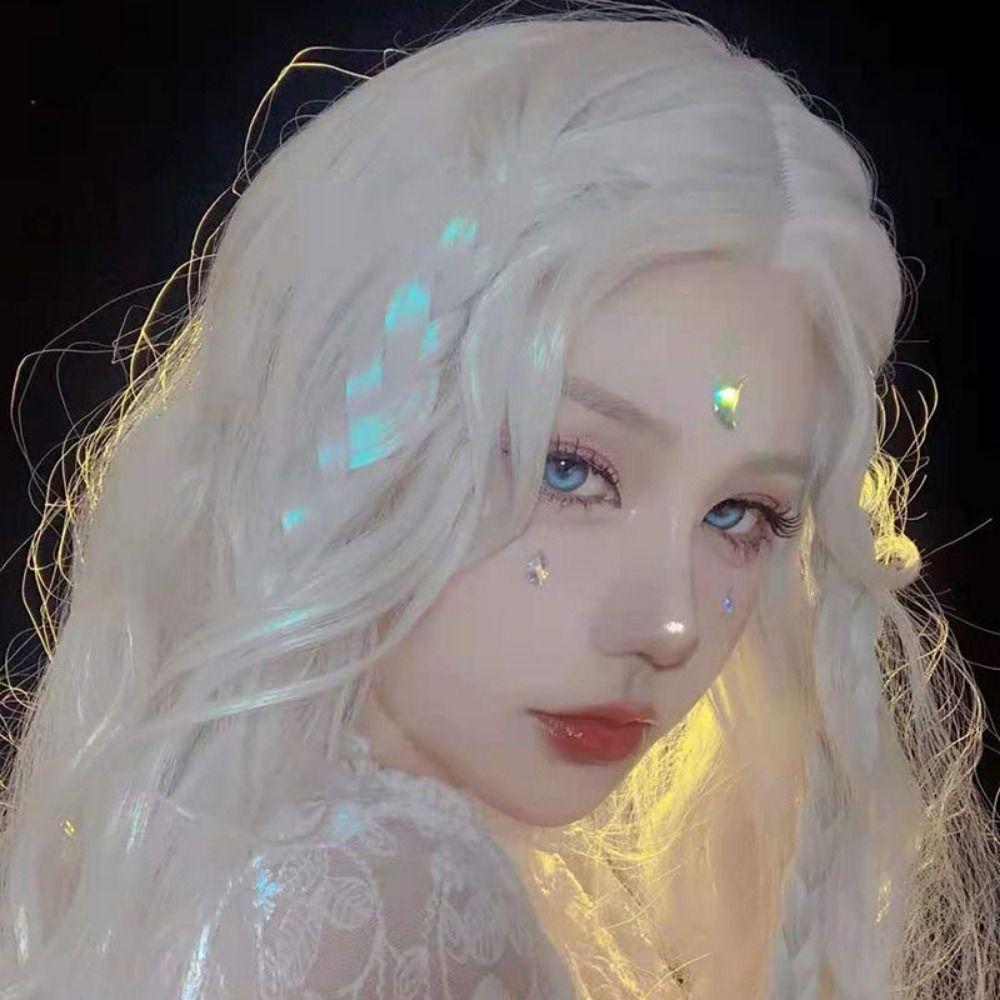 Disposable 3D Face Tattoo Crystal Sticker Fashion Temporary Tattoo Sticker Girls