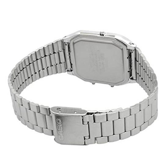 CASIO Ана-Цифровые Кварцевые Наручные Часы Серия Vintage AQ-230A-7DMQ Унисекс Двойное Время Белый Зарубежная Модель