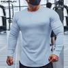 INCERUN Мужские повседневные облегающие топы с круглым вырезом и длинным рукавом в рубчик, футболки, майки