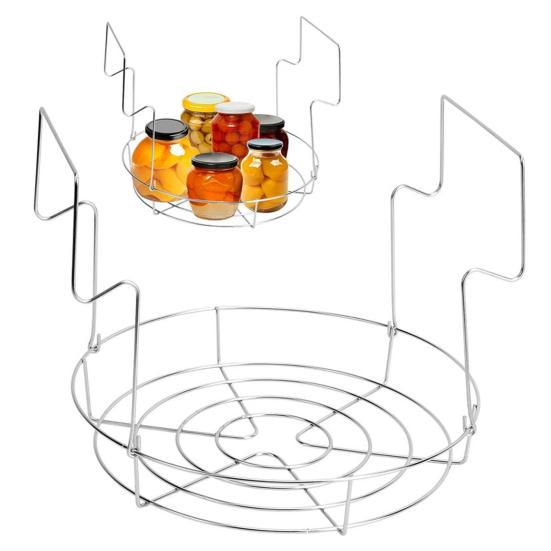 Подставка для консервных банок Нержавеющая сталь Подъемник для консервных банок Щипцы Пароварка для нагрева на плите Обычные Широкогорлые банки Мейсона