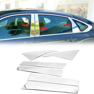 Наклейки на оконные стойки автомобиля, дверные накладки, наклейки для Chevrolet Impala 2014-2020, хромированные