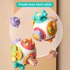 Busy Board Grasping Ball Sensory Toy Cartoon Desktop Spinner Toys Colorful Hand Catch Ball Grip Training Educational Toys Baby Shower Gift