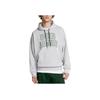 Under Armour Icon UA HWT Terry OS Hoodie American Retro Sports Casual Pullover Sweatshirt Men Hoodies Gray 1386549-011