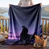 Warm Flannel Throw Blanket,Solo Leveling Lightweight Cozy Blanket For Bed Sofa And Daily Use