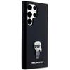 Karl Lagerfeld Силиконовый чехол Ikonik Metal Pin для Samsung Galaxy S24 Ultra - черный