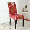 Cartoon Christmas Chair Cover Seat Protector Wear for Chairs Dinner Chair Seat Cover  Party Decor