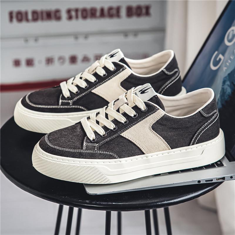 Лоферы на платформе спортивная обувь обувь для мужчин повседневные кроссовки мягкие и удобные парусиновые скейтборд спорт и отдых вентиляция