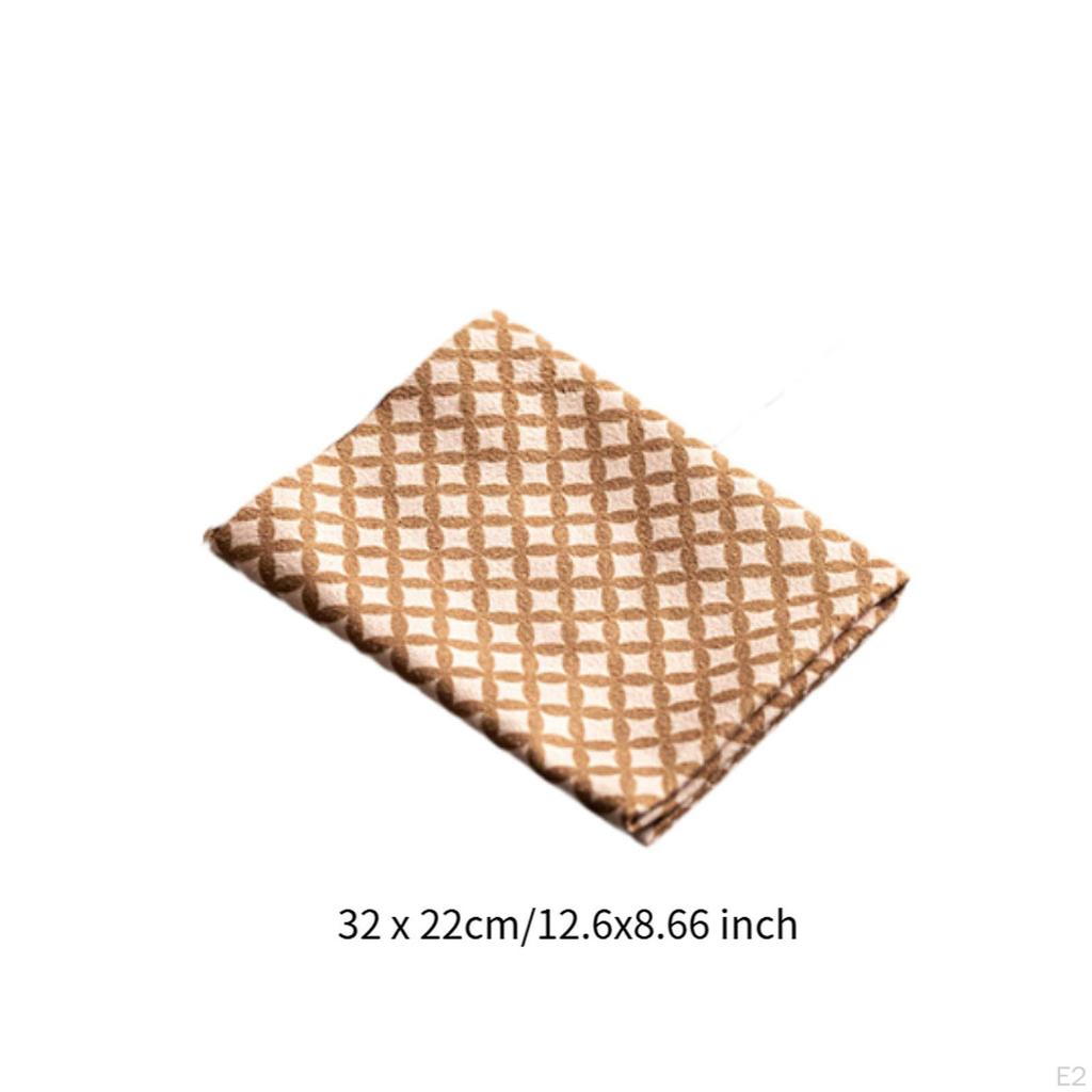 Китайский стиль чайное полотенце впитывающее многоцелевое моющееся аксессуары тканевый коврик для