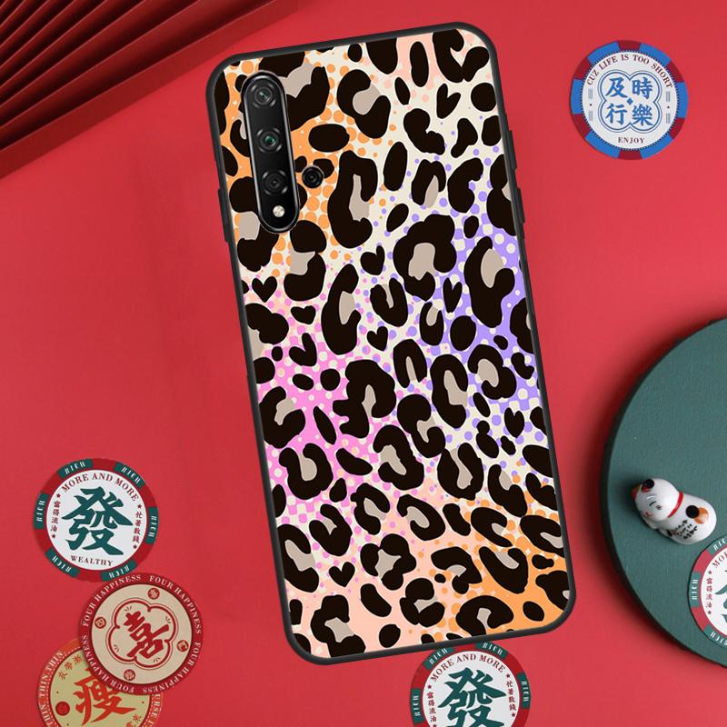 CAMOUFLAGE LEOPARD PRINT For Huawei Nova Y73 Y72 Y90 Y70 Y60 Y91 Y61 12s 12i 11i 8i 9 10 SE P40 Lite P60 P30 Pro Case