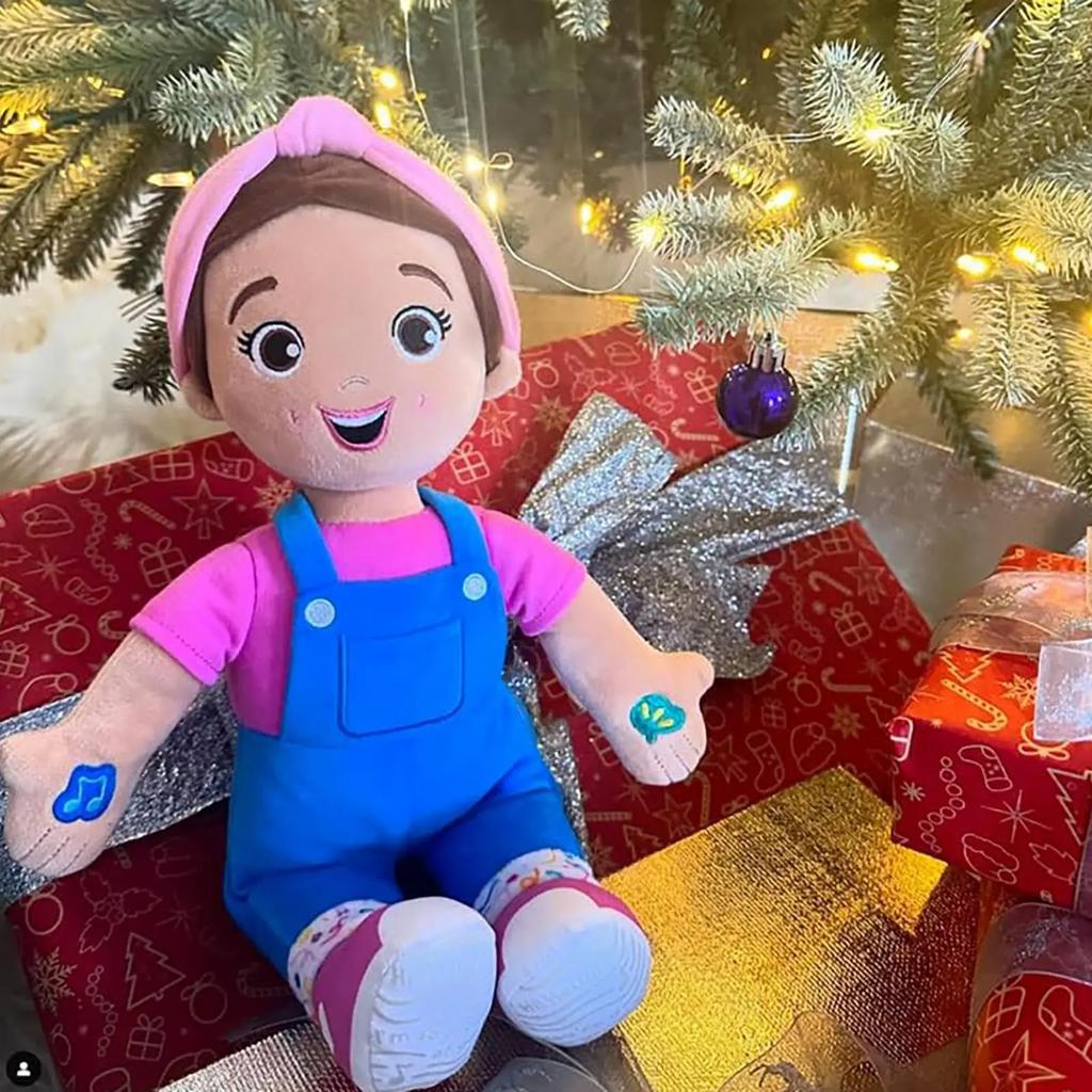 BABAY Мисс Рэйчел Плюшевая игрушка Кукла Рэйчел Поет Музыку Звук Принадлежности для Дня Рождения Декор Мягкая игрушка Украшение Подарок