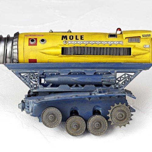 SFX Revoltech 050 Thunderbirds Jet Mole Масштаб 1/144 АБС и ПВХ Раскрашенная Подвижная Фигурка