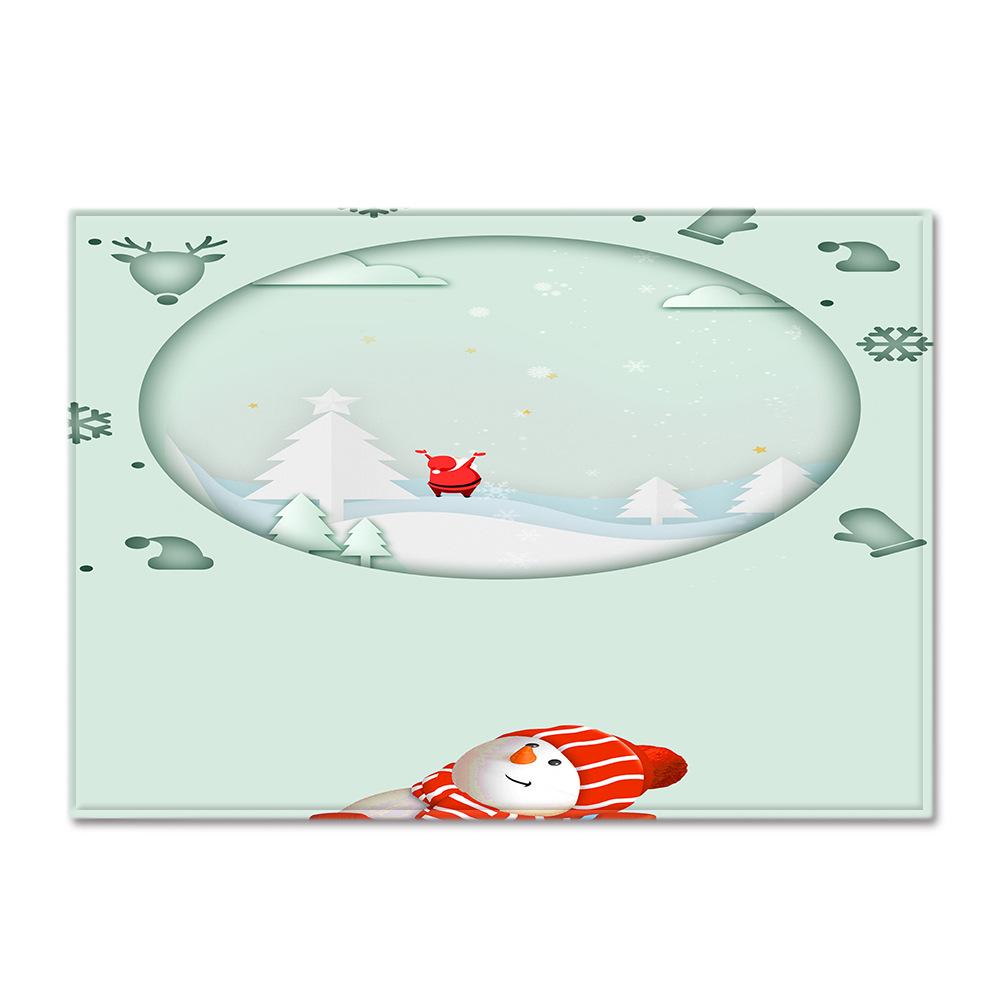 Christmas Living Room Floor Mat Bedroom Dining Room Carpet Carpet Doormat