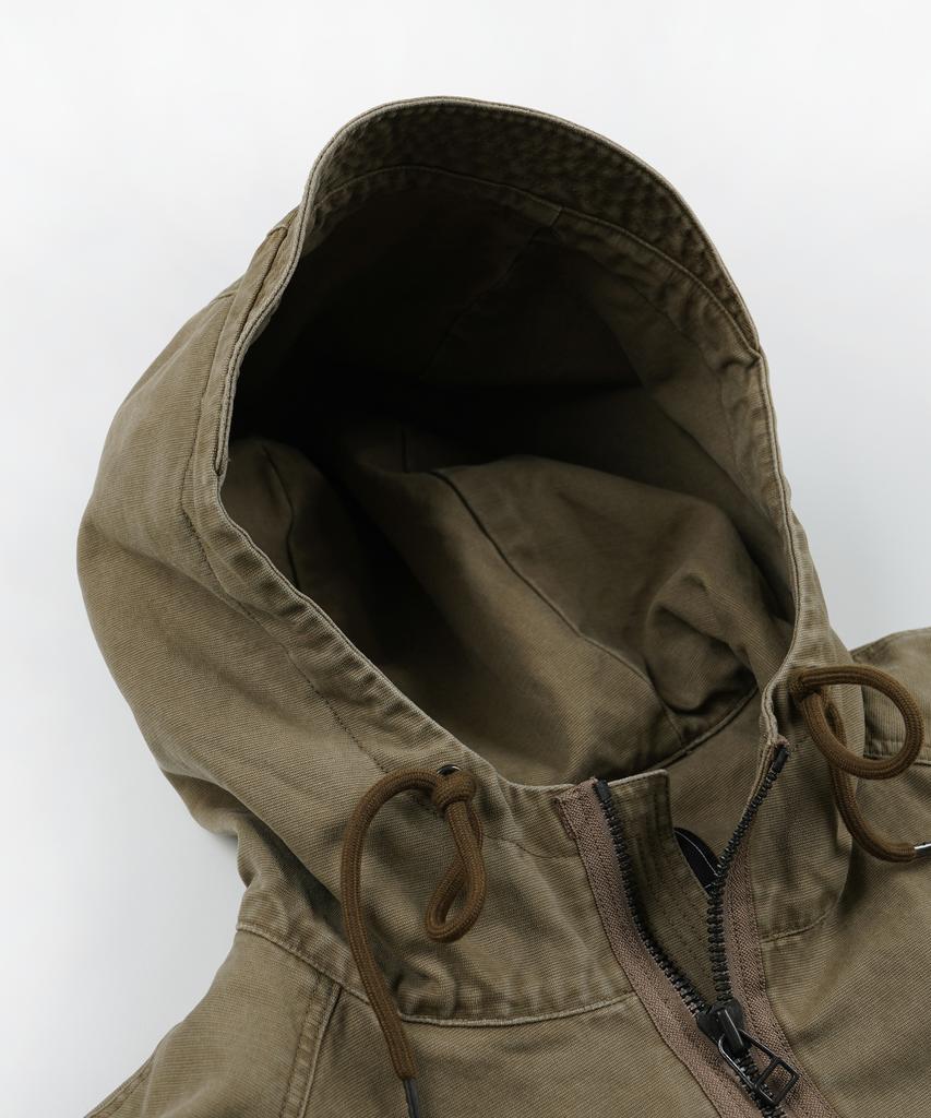 Парка с капюшоном Frizmworks из джинсовой ткани Jungle Cloth _ Бежевый