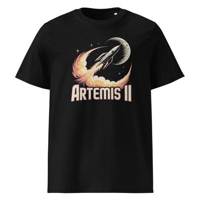 Artemis II Запуск на Луну 2026 Унисекс Унисекс Футболка