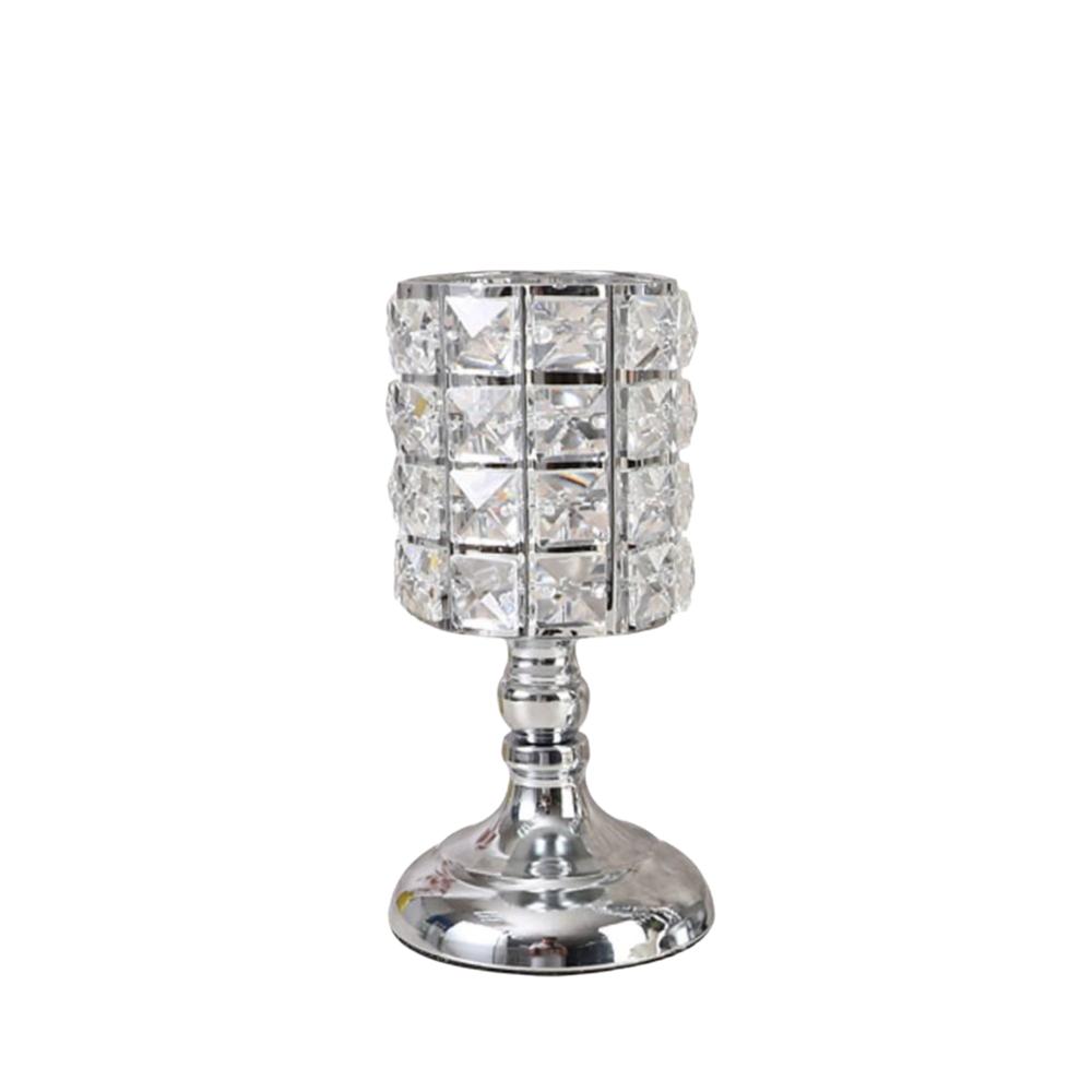 Vintage Candlestick European Style Tea Light Holder Decorative Gold Candelabra Wedding Decor