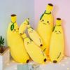 Super Soft Banana Long Throw Pillow, Leg Pinch Plush Toy On Bed, Simulated Fruit Doll, Grab Machine Doll