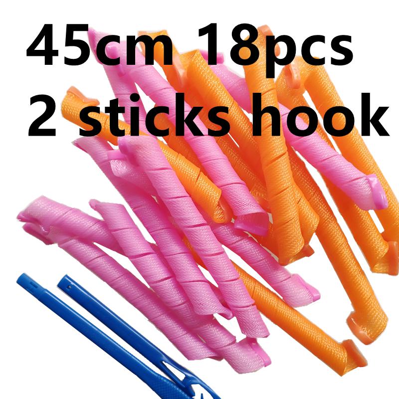 20/30/45/55/65/75 см Щипцы для завивки волос Без нагрева Мягкий пластик Волшебный бигуди для волос Спиральные круглые локоны Фабрика