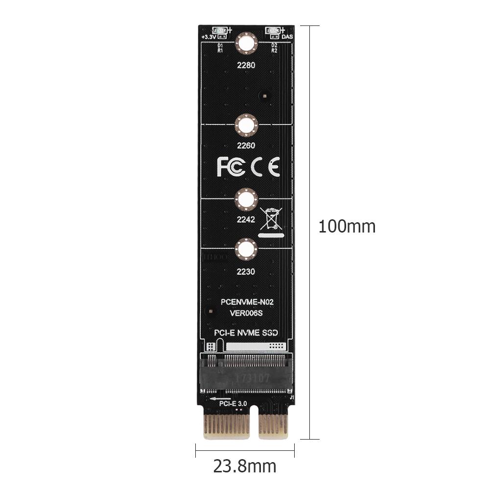 1/2/3/5 шт. Адаптер-карта расширения NVME M.2 на PCI E3.0 1X Высокоскоростная карта-конвертер M Key NGFF Модуль-конвертер