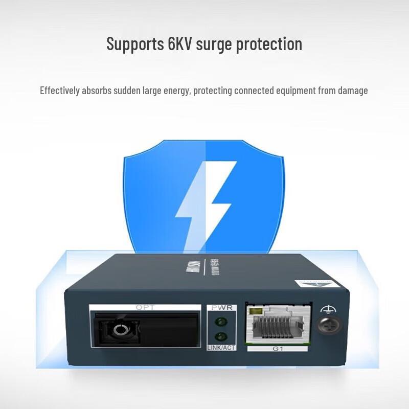 Одномодовый одноволоконный оптический Ethernet-конвертер Hikvision