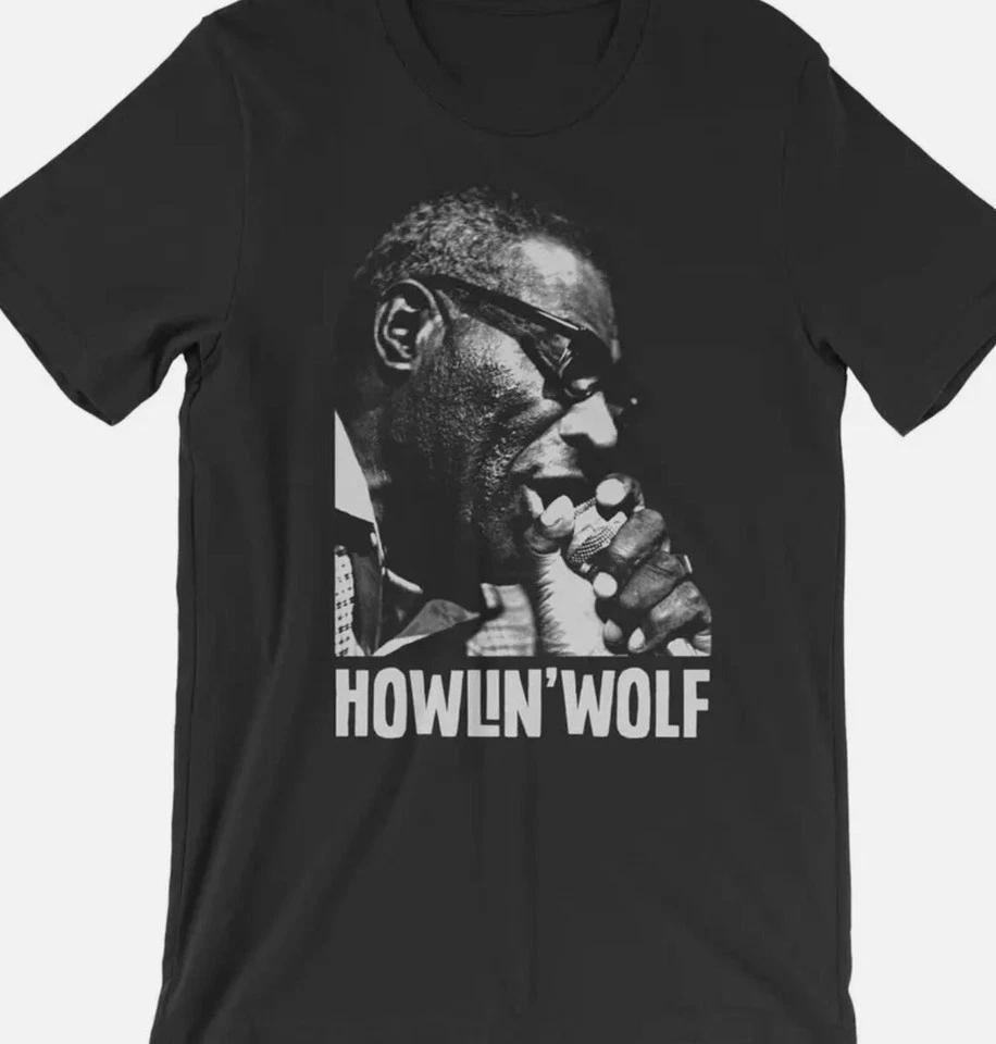 Retro He Lives 90S Howlin Wolf Vintage Black Unisex Tshirt S-3XL Q8934