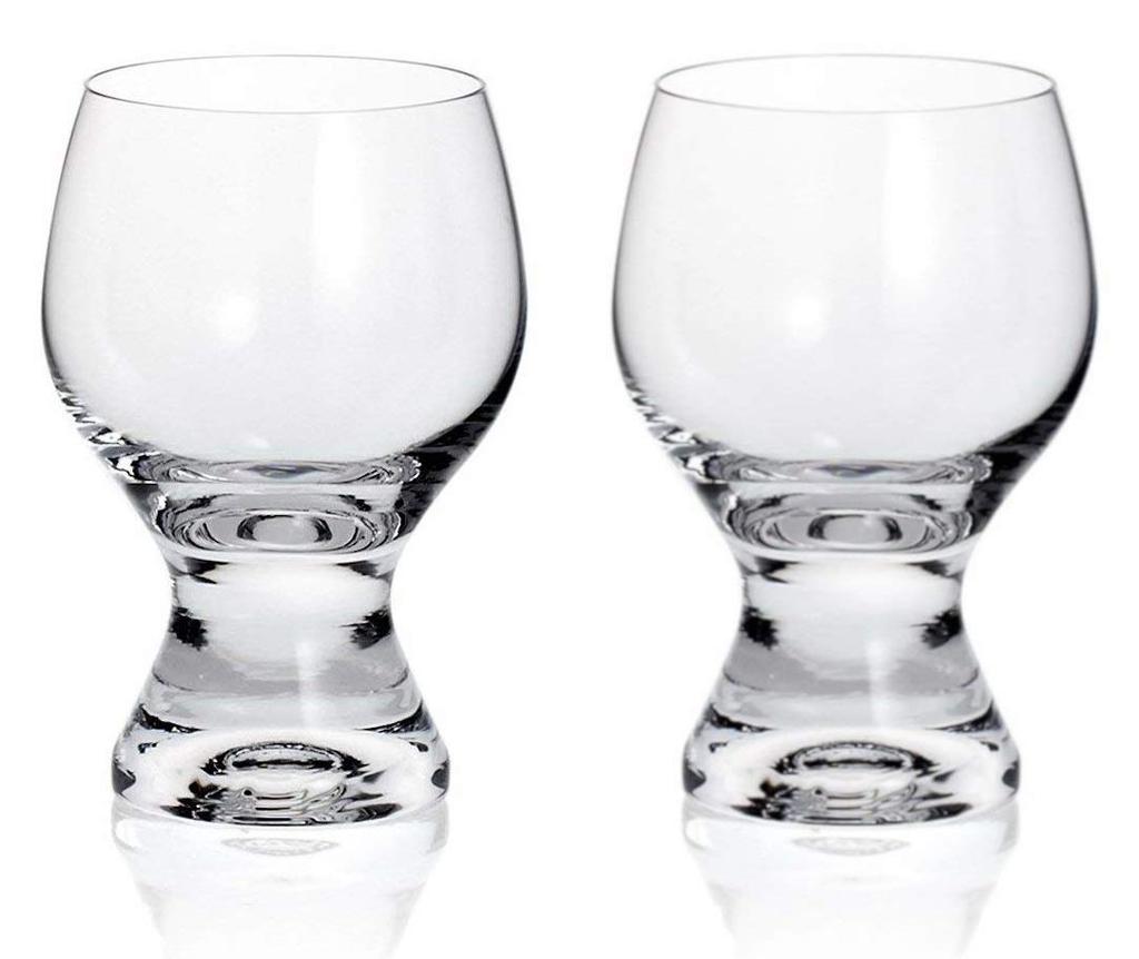 Bohemian Glass Gina Glass Wine Glass Set of 2